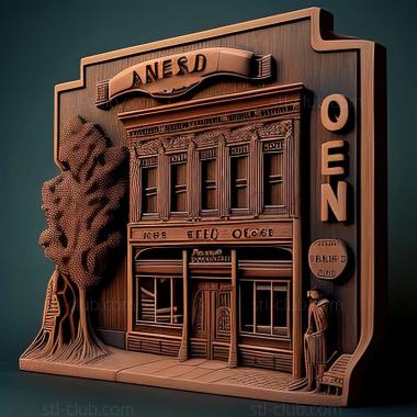 3D model main street (STL)